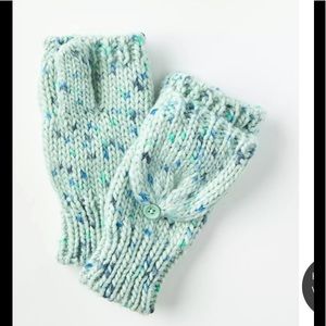 NWT LOFT‎ Cozy Flecked Flip Gloves - Sweet Dreams